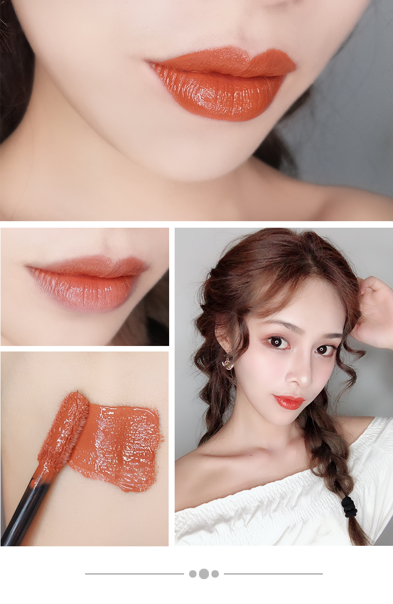 PIAC lip men mermaid Jikou màu đỏ lâu dài giữ ẩm không đánh dấu Hàn Quốc môi không thấm nước lỏng lip gloss lip gloss gương lip son bóng hàn quốc đẹp	