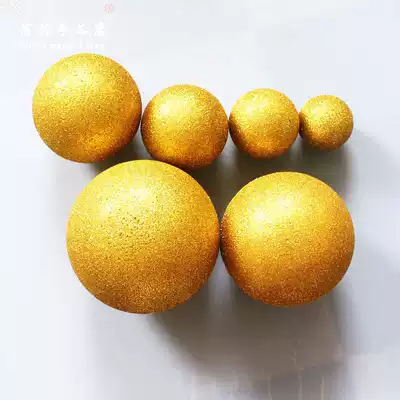 Poly Dragon Golden Onion powder golden foam ball wedding decoration venue arrangement DIY pendant size 8-20cm