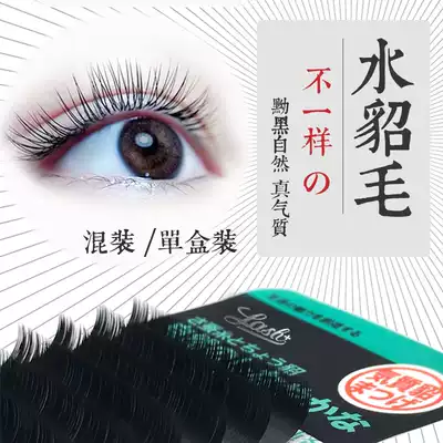 Japanese super soft mink hair eyelashes grafted female dense natural simulation single soft hair fake planting Barbie beauty