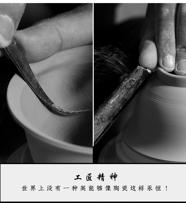 Jingdezhen porcelain on kung fu yongle pressure hand of blue and white master cup tie up branch lotus cup pure manual hand - made large cups