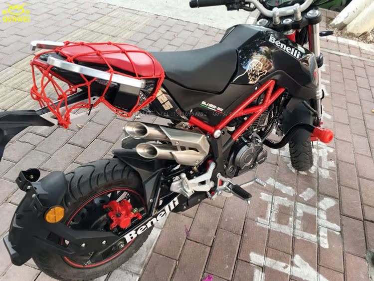 Qianjiang Benelli tyrannosaurus BJ125-3E sửa đổi tay vịn sừng nhôm phía sau cánh kệ khung thân - Xe máy Sopiler Khung đuôi xe Dream