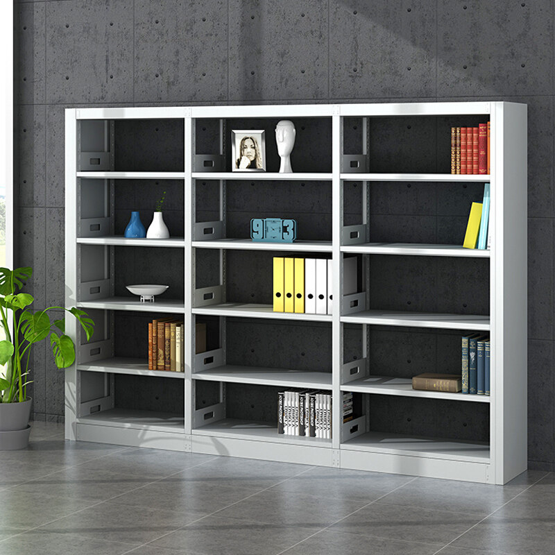 Steel School Library Reading Room Bookshelves Bookstore Special single-sided Home Children's book bookcase bookcase Archives shelf
