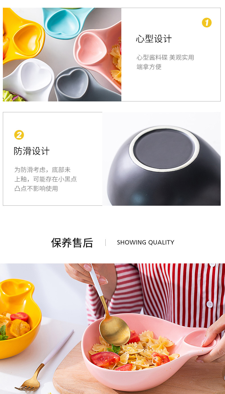 Northern wind ceramic baking bake bowl bowl serie rainbow such as bowl of chips salad bowl cheese baked FanPan bowl dessert plate