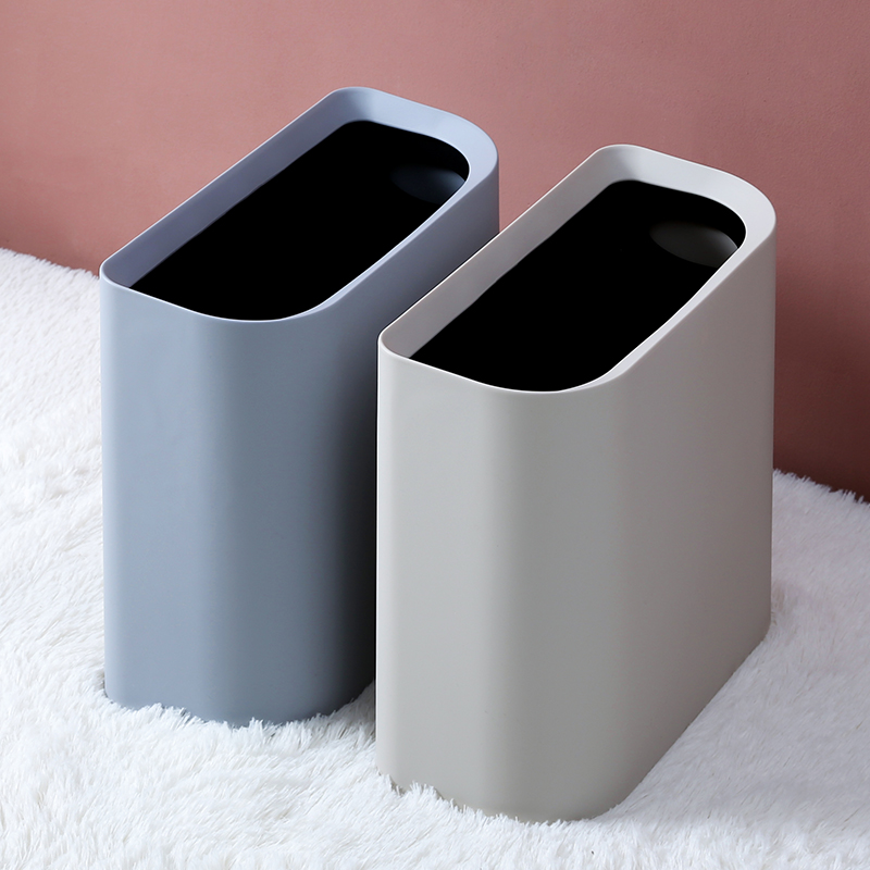 Nip Stitch Bins Classified Home Nordic Makeup Room Living Room Narrow Slit Toilet Creativity No Lid Rectangular Pull bin