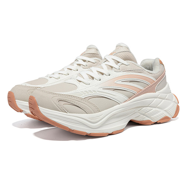 361 Women's Fleece-Lined Double Cotton Shoes with Leather Surface, New Product for Winter 2025, Warm Casual Shoes, Waterproof Sports Shoes 58Z546773