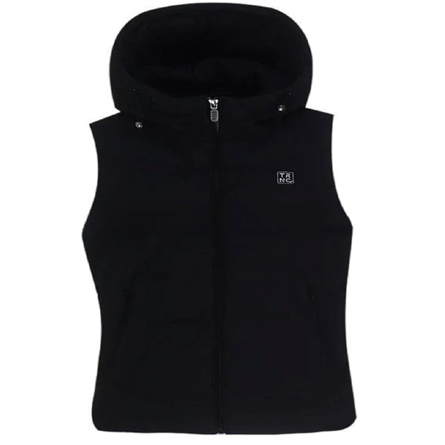 361 Degree Women's Sports Down Vest 2024 Winter New Outdoor Hooded Vest Warm Jacket 562444403
