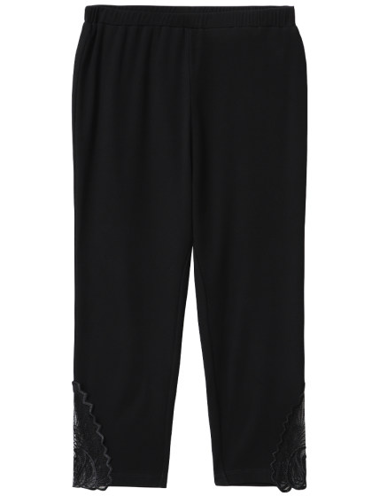 黑色打底裤外穿2025年夏装新款胖mm大码女装高腰显瘦薄款七分裤子