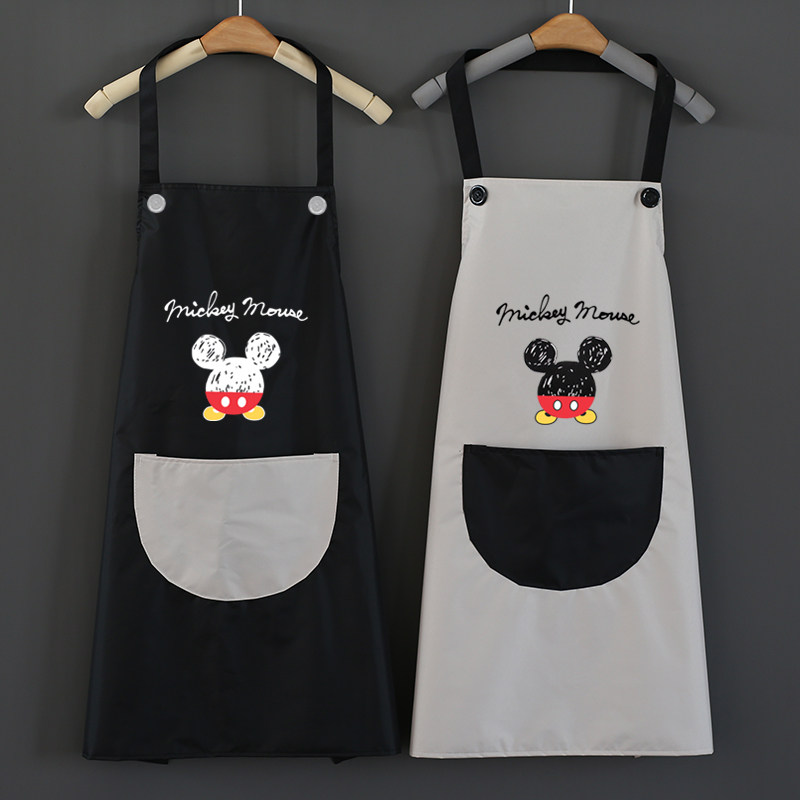 Apron Woman Home Kitchen Cute Day Department Waterproof Oil Proof custom grown-up Work clothes Korean version Fashion Custom logo