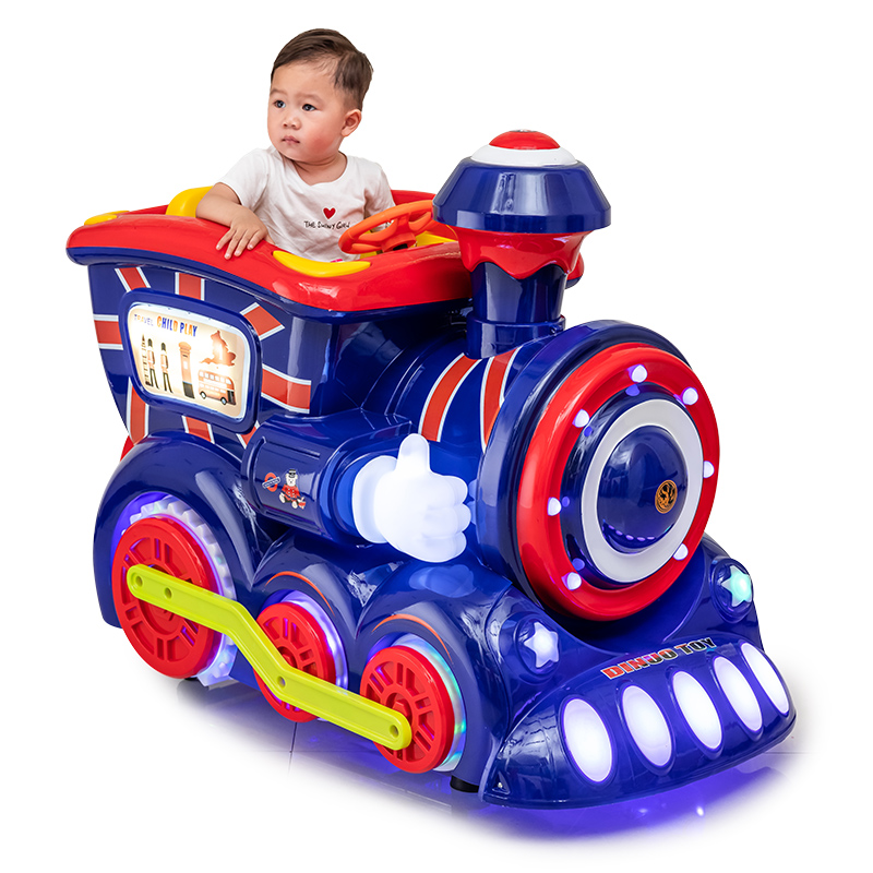 Shake cart coin cart New 2022 models of children commercial electric Yao Yao Yinglun train supermarket door rocking machine