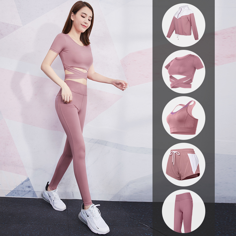 Yoga Suit Professional High-end Stylish Good-looking Gym Temperament Fairy Air Display Slim Running Sport Three Suits women