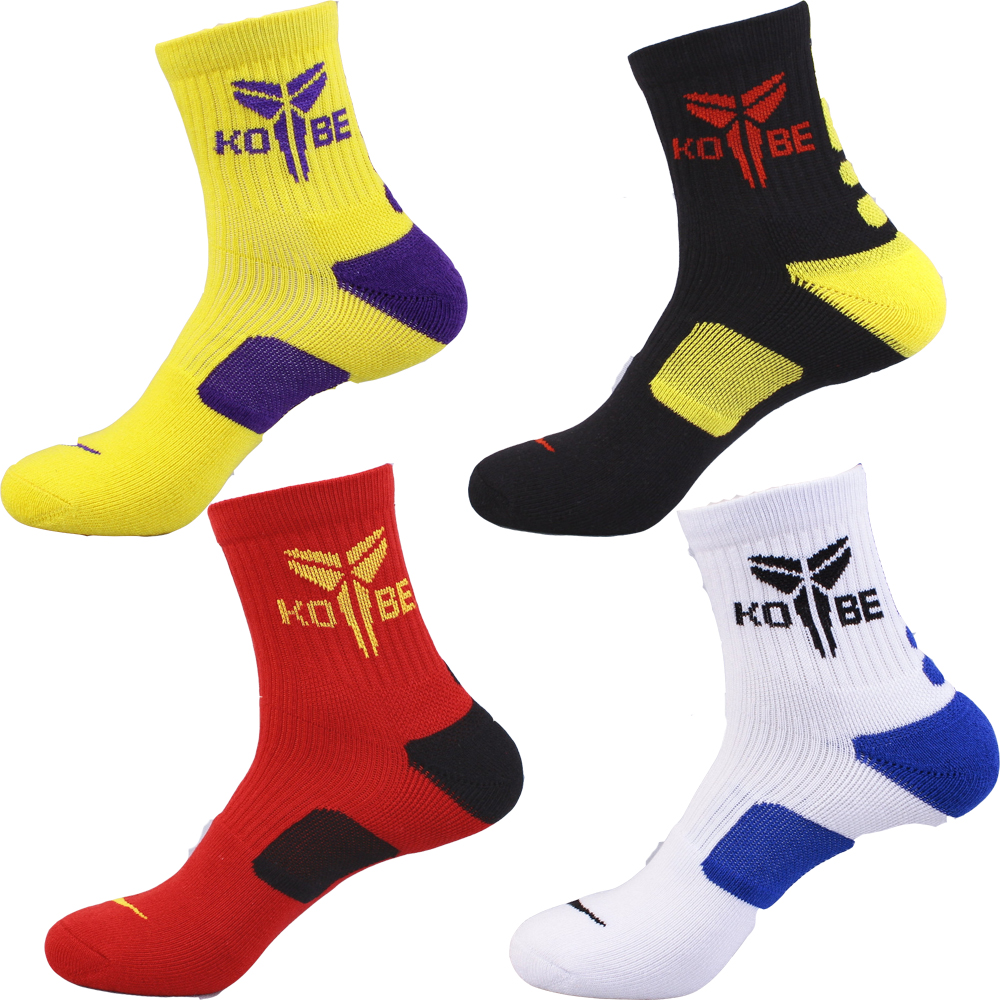5 cặp của nba cotton khăn dưới ngoài trời chống trượt ống James Curry elite vớ bóng rổ tất thể thao chạy bộ