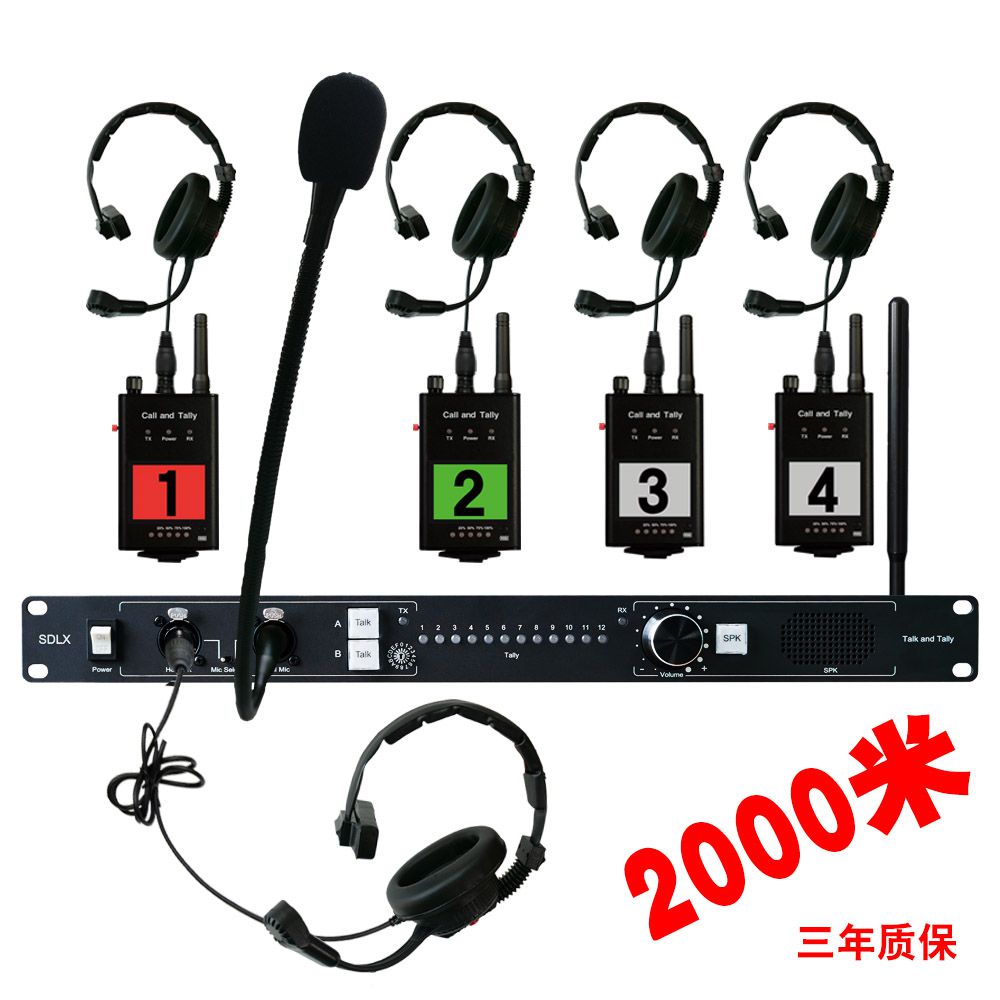 2021 Wireless Duplex telephone equipment Talk and Tally Shandong News SDLX intercom