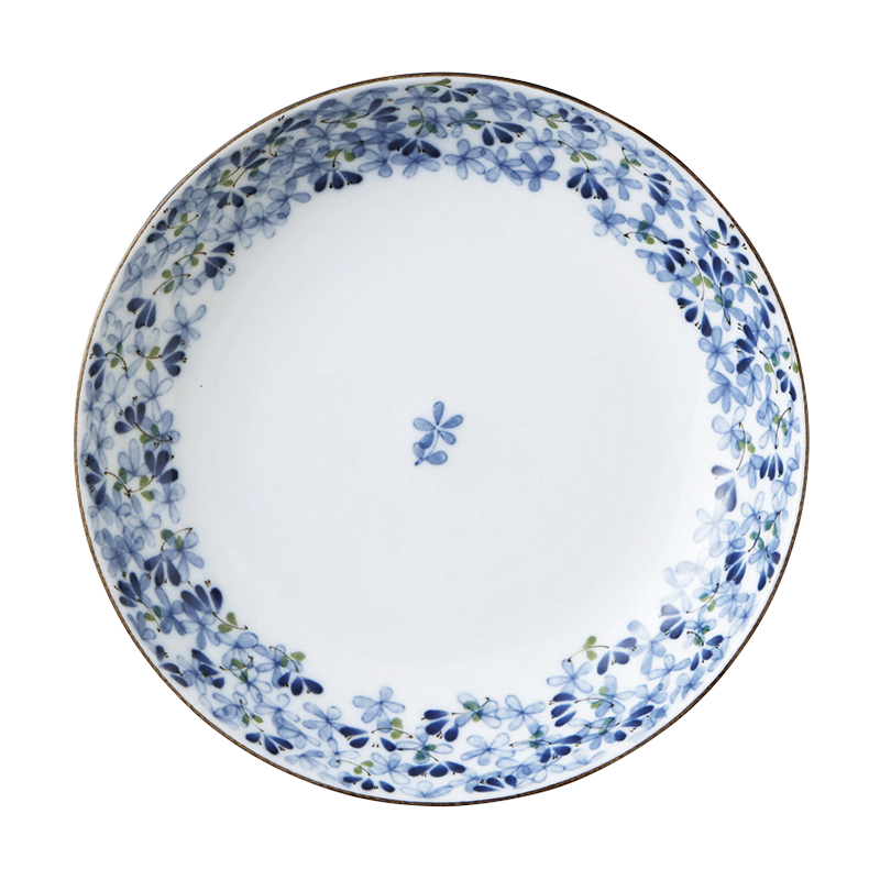 Have imported from Japan small valley up bluetooth series ceramic tableware household rice bowls rainbow such as bowl dishes and wind small and pure and fresh