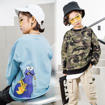 Childrens weavewear spring and autumn thin boy girl girl online red fashion Korean version blouses CUHK Tong Yang gas spring clothing 2021 tides