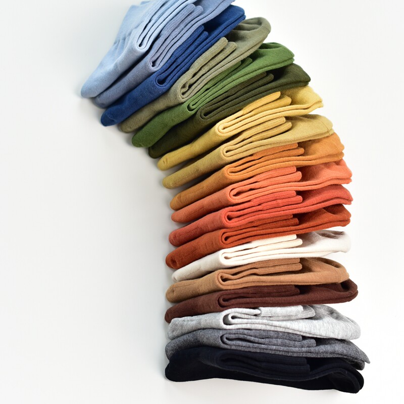 Mitu super beautiful rainbow short socks women's Joker solid color cotton socks Japanese ins trend short women's socks