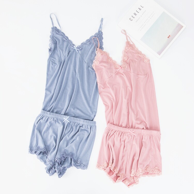 Pyjama pour femme en Viscose à sling - Ref 2991489 Image 1