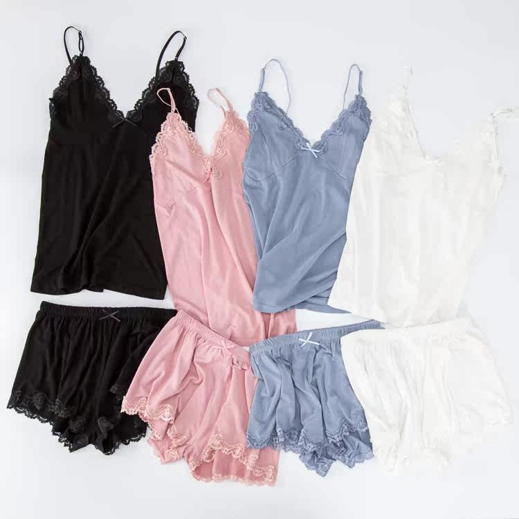 Pyjama pour femme en Viscose à sling - Ref 2991489 Image 7