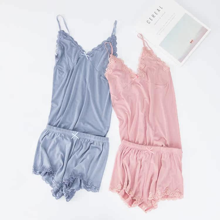 Pyjama pour femme en Viscose à sling - Ref 2991489 Image 10