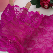 Rose Red Lace Side Accessories Handmade Diy Sleeves Collar Skirt Hem Curtain Decoration Clothes Clothing Fabric Fabrics