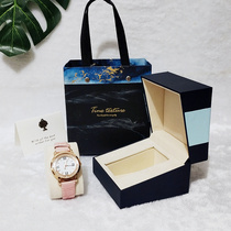 Simple high-end flip-top leather watch bracelet jewelry box gift box exquisite empty box packaging storage box single