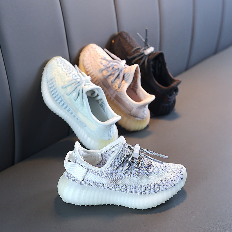 Next Kiss boys sneakers 2022 new spring and autumn white coconut shoes girls mesh shoes breathable mesh shoes