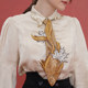 Kamo original embroidered retro tie