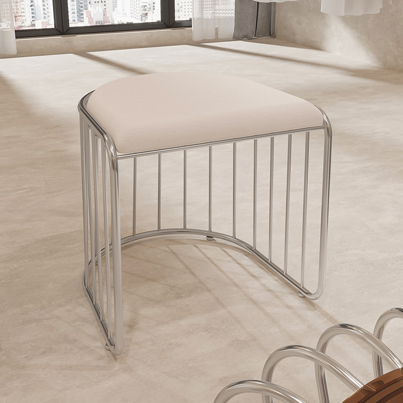 Clothing Shop Trial Shoes Stool Wear stool net Red Shoes Stool Shoes Shop Stools Cloister TRY DRESSING ROOM REST LIGHT AND LUXURIOUS FITTING STOOL