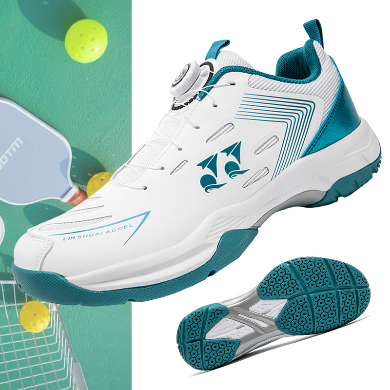 New Pk Pickleball Shoes, Professional Shoes for Playing Pickleball, Ultra-Light, Breathable, Non-Slip Sports Shoes, Practical Training Shoes for Men and Women