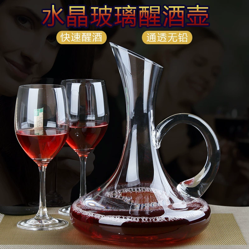 Decanter pha lê không chì pha lê ly rượu vang đỏ rượu vang rót bình rượu đặt D43kwCd9-V - Rượu vang
