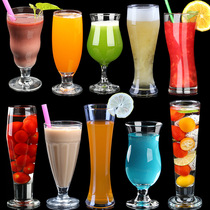 Juice glass cup milk tea shop commercial cold drink cup nai xi bei sha bing bei network red pearl milk tea cup