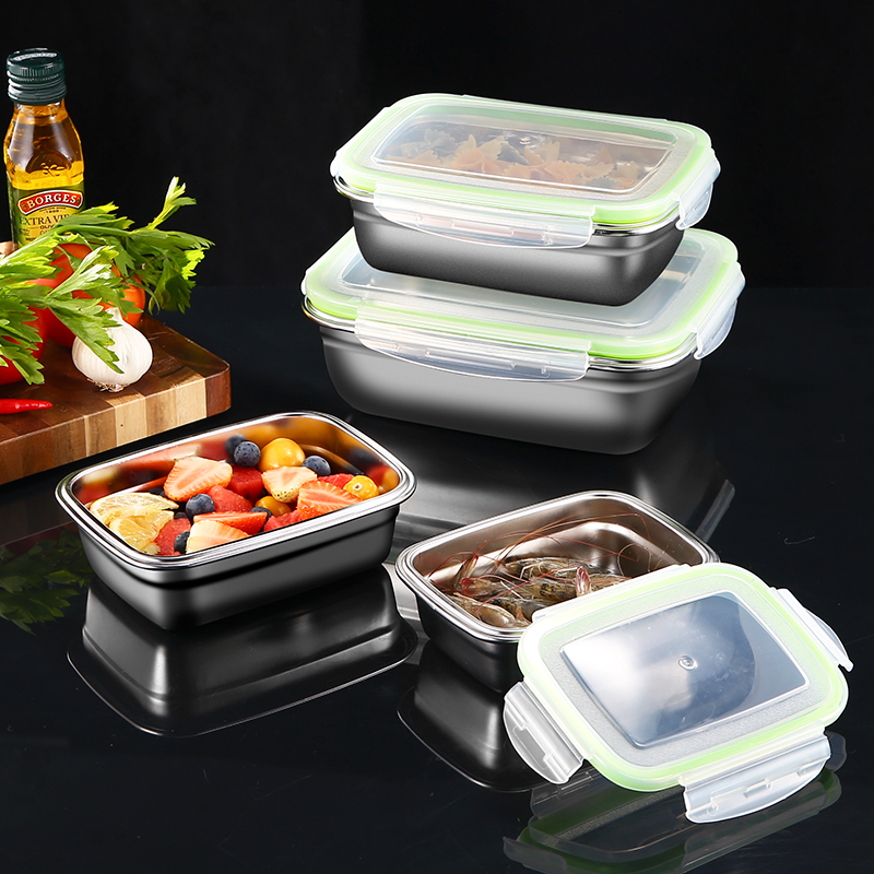 304 PRESERVATION BOX PLASTIC COVER MICROWAVE OVEN LUNCH BOX SEALED CASE PORTABLE OUT FRUIT CASE LUNCHBOX LUNCHBOX FRIDGE
