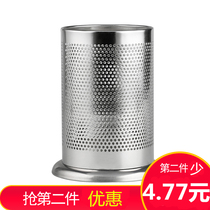 Kitchen creative chopstick tube chopstick cage Stainless steel household drain mildew-proof multi-functional simple chopstick bucket fast cage chopstick basket