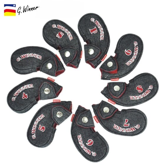 正品G.Winner高尔夫球杆套 球头帽套 流线造型防碰撞铁杆保护套