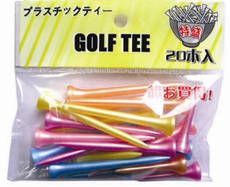  Golf TEE Japan Environmental Protection Plastic Pearlescent TEE TP-0302 20 Fitted Ball Ladder