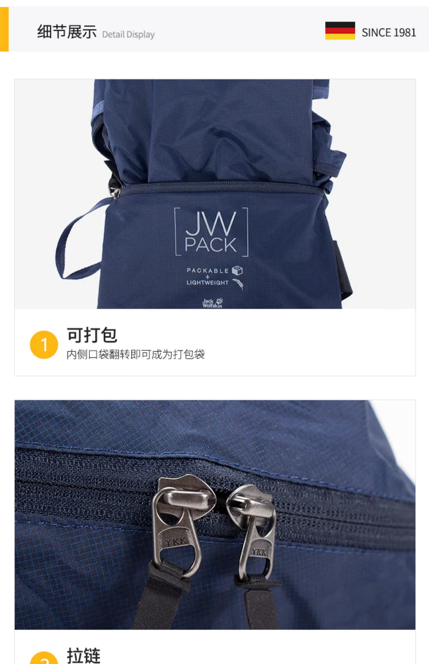 JackWolf leather Wolf Claw Ba lô thể thao ngoài trời Nam Trọng lượng nhẹ Đi bộ đường dài Túi du lịch nữ - Ba lô balo đẹp