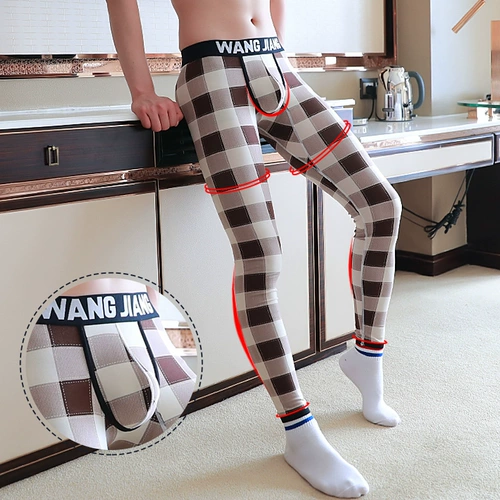 Термобелье, хлопковые удерживающие тепло штаны, осенние демисезонные леггинсы для школьников