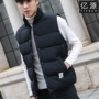 Vest nam mùa thu đông dày xuống áo khoác cotton mùa đông đôi nam nữ phiên bản Hàn Quốc của xu hướng vest vest đẹp trai áo thun nam cotton