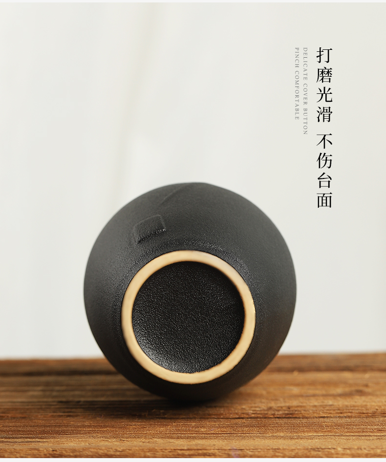 River "s lake mud seal sealed ceramic tea caddy fixings box travel warehouse storage tank pu 'er tea pot receives kung fu tea set