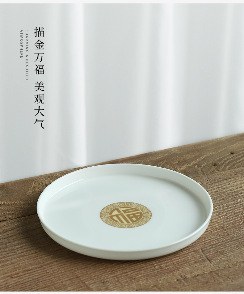 Ave mud seal thin foetus restaurant with ceramic antique Chinese ancient wine suits for liquor dehua white porcelain cup