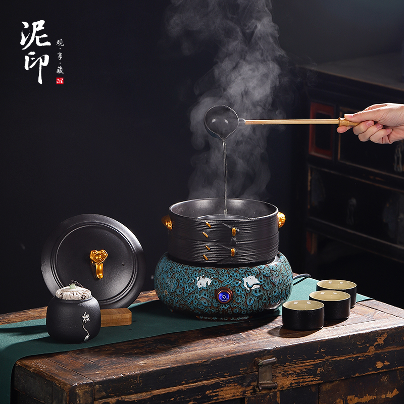 Mud printed pu 'er tea ware household automatic ceramic points the boiled tea, the electric TaoLu boiled tea stove'm white tea, black tea tea stove