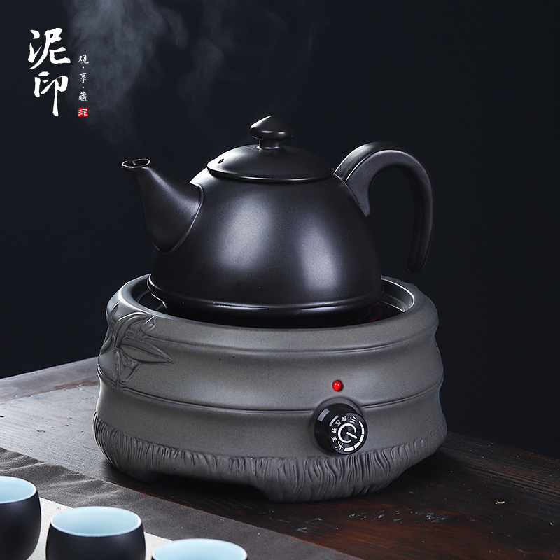 Mud printing office boiled tea an artifact small household electric TaoLu boiled tea tea stove automatic tea set the kettle