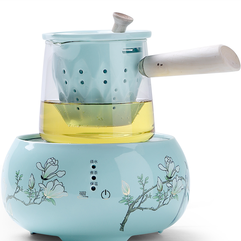 Mud seal glass boiling tea ware boil the kettle black tea tea stove'm pot small household electric TaoLu boiled tea