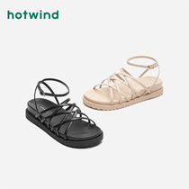 Hotwind hot air Roman sandals female platform non-slip fairy wind strap women shoes 2020 Summer new leisure