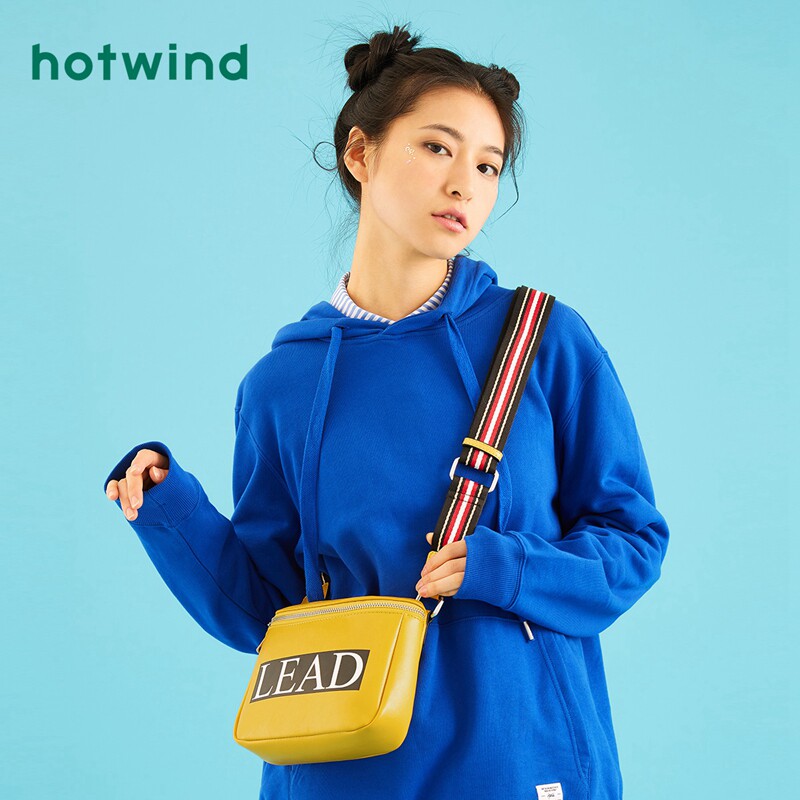 Hotwind Hot Wind Lady Fashion Skew Satchel Autumn New 100 Hitch Mini-Letter Single Shoulder Bag