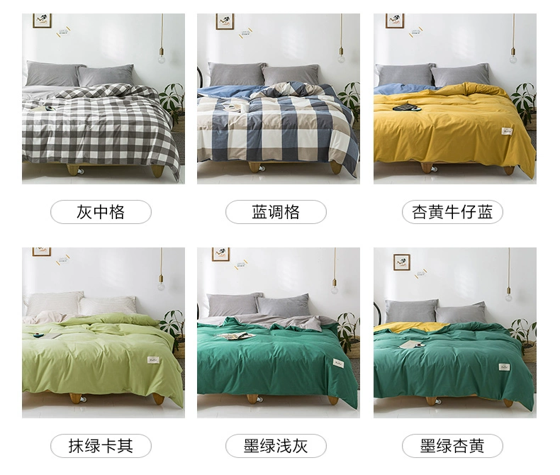 Bông giặt chăn đơn mảnh duy nhất chăn bông đơn bông 1,5m chăn che 1,8 mét đôi - Quilt Covers