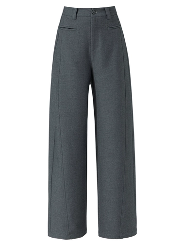 Штаны, осенний костюм, изысканный стиль, свободный прямой крой