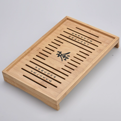 Бамбук кунг -фу чайборник чайный чайный домик набор давно основанный Trummark Simple Small Modern Drying маленький чайный стол