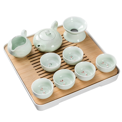 Чайный сервиз, керамический комплект, заварочный чайник, чайная чашка, чай для домашнего использования, китайский стиль