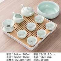 Заварочный чайник, чайный сервиз, белый чай, карп, 28см