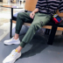 Mùa thu và mùa đông cộng với tội lỗi siêu lửa quần yếm nam thương hiệu lỏng lẻo hơn chín điểm quần âu chân Harlan chùm quần quần giữ nhiệt nam Quần Harem